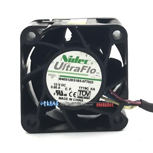 Nidec  4CM 暴力风扇 4028 12V 0.66A散热风扇W40S12BS1B5-07T023