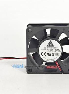 AFB0612EHD 6020 6cm 12V 0.47A 大风变频器散热风扇12V 2线