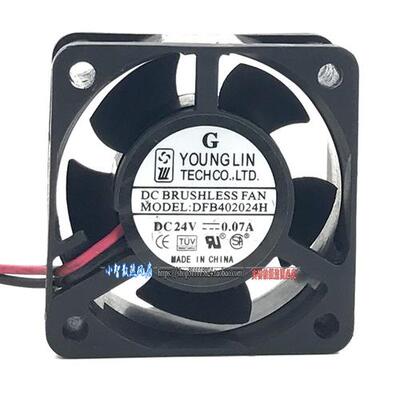 原装 DFB402024H 24V 0.07A 4020 变频器 机箱 散热 风扇