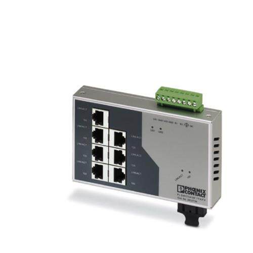 菲尼克斯7口交换机1光纤口FL SWITCH SF 7TX/FX-2832726
