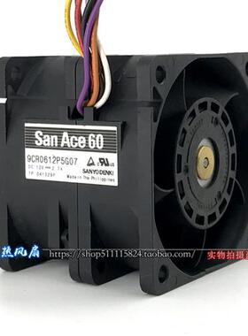 原装日本 9CR0612P5G07 12V 2.7A 6050 大风量服务器散热风扇