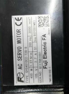 GYS401DC2-T2B伺服电机成色漂亮质保3个月 议价