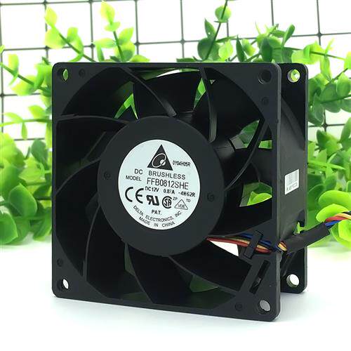 2U服务器暴力风扇8038变频器12V 0.87A大风量FFB0812SHE
