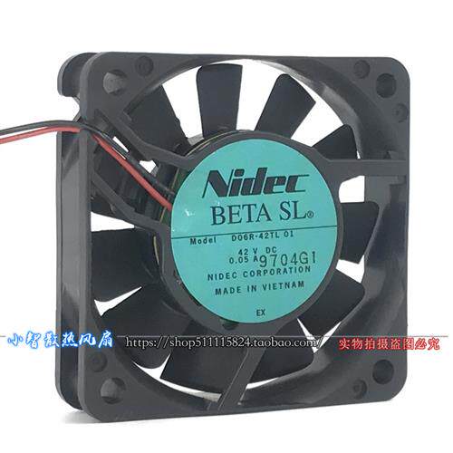 Nidec BETA SL D06R-42TL 42V 0.05A6cm6015爱普生复印机散热风扇