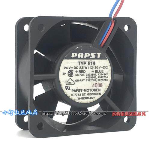 TYP 614 614R 24V 2.5W  高端设备变频器6CM散热 风机 风扇