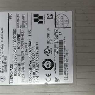 保修3个月 SGDV 成色漂亮 伺服驱动器 议价 2R8A11B002000
