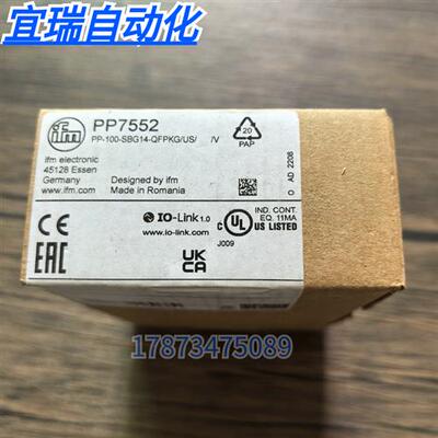 全新原装正品 IFM PP7552 压力传感器 现货销售