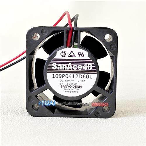 4CM厘米4020双滚珠轴承机箱散热风扇109P0412D601 12V 0.18A