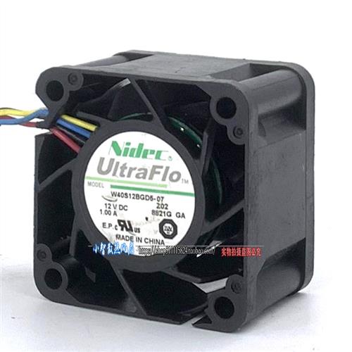 原装NIDEC W40S12BGD5-07T08B7/-07T121 12V 1.0A 服务器风扇4028