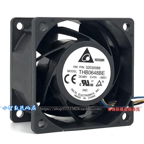 6CM风扇6038 48V 0.41A THB0648BE暴力大风量风扇60*60*38mm