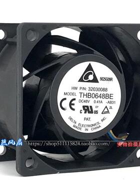 6CM风扇6038 48V 0.41A THB0648BE暴力大风量风扇60*60*38mm