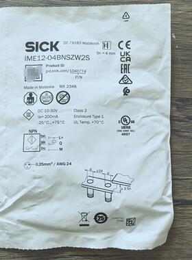 全新原装正品 SICK西克 IME12-04BNSZW2S 接近开关 1040774 现货