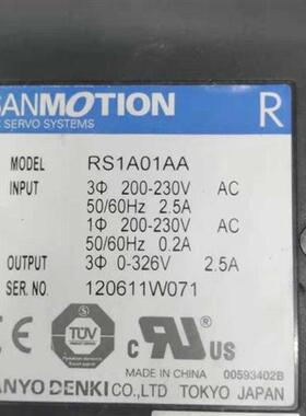 RS1A01AA伺服驱动器成色漂亮质保3个月 议价