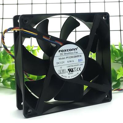 PV123812DSPF01 12038 12CM 12V 0.90A 4线PMW暴力散热风扇