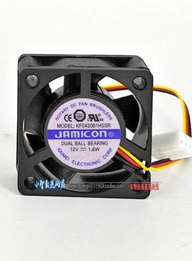 凯美 JAMICON KF0420B1HSSR 4020 12V 1.6W 4CM电源机箱 静音风扇