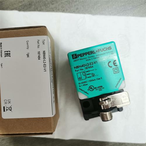 倍加福方形电感式接近开关NBN40-L2-E2-V1传感器