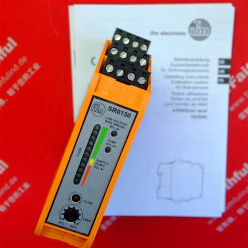 流量传感器控制显示器 IFM SR0150 VS3000 24VDC