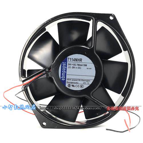 ebm TYP 7114NHR/NHU 24V 790MA 19W 15038变频器铁叶风扇