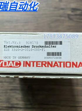 全新原装正品  EDS 3346-3-0016-000-F1 压力传感器 908175