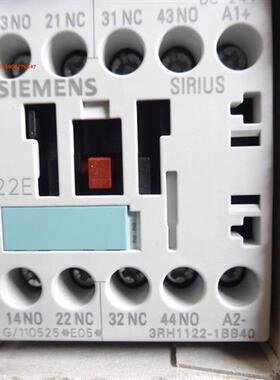 原装正品接触器式中间继电器3RH1122-1BB40 DC24V