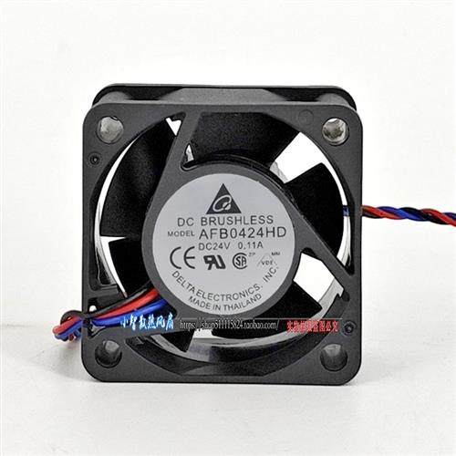 原装 AFB0424HD 4020 24V 0.11A 4CM  变频器双滚珠 散热风扇