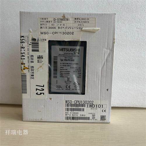 原装进口光幕控制器WSO-CPU130202 WS0-CPU130202