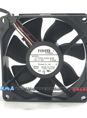 8025 12V 8CM大风量PWM调速 机箱CPU散热风扇3110SB-04W-B86