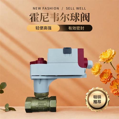 螺纹二通电动铜球阀VBA16P020/025/032/040/050/065/080