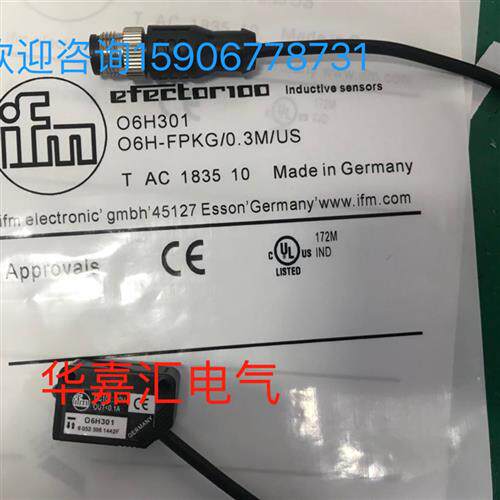 O6H301 O6H-FPKG/0.3M/US易福门光电传感器