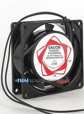 轴流风机 SF8025AT P/N2082HSL/HBL 220V 机柜散热风扇8025