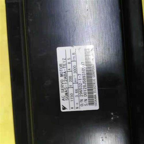 SGMAS-12ABA-TE12安川词服电机成色漂亮保修3个月 议价