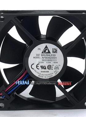 8025 24V 0.33A 8CM机箱电源测速双变频器散热风扇AFB0824SH