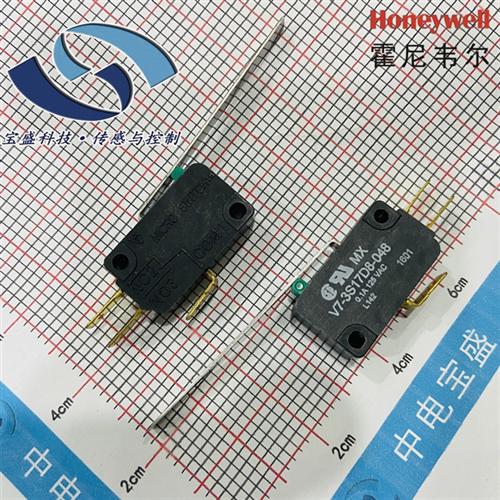 V7-3S17D8-048霍尼韦尔 微动开关 限位开关100mA 125VAC 0.5N全新