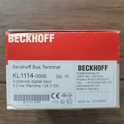全新原装正品 BECKHOFF KL1114-0000 模块 实物拍摄 现货销售