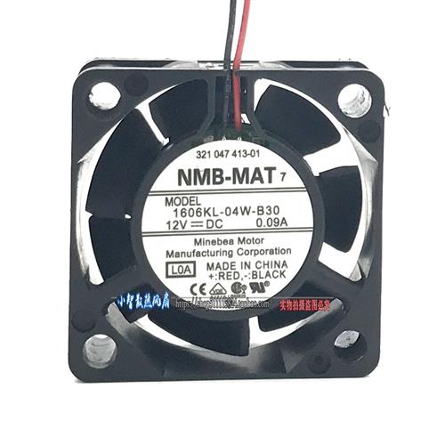 全新  1606KL-04W-B30 12V 0.09a 4015风扇 4厘米滚珠机箱风扇