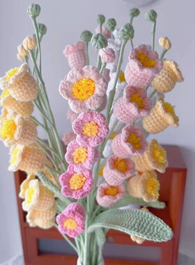 铃兰花手工盆栽成品仿真花花束