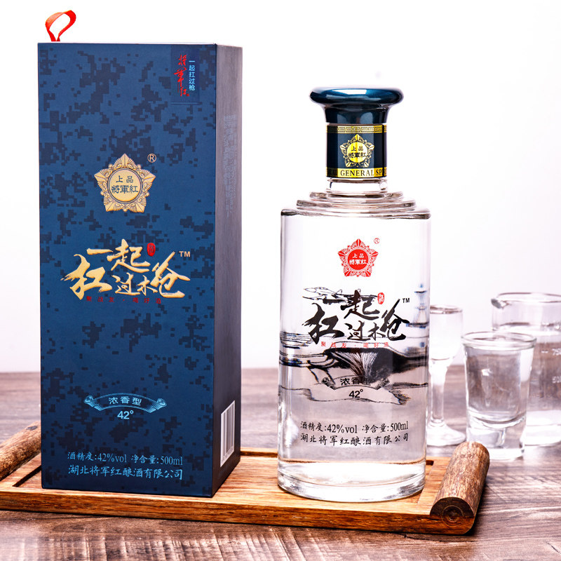 将军红扛枪白酒浓香型42度纯粮食酒战友聚会白酒500mL礼盒装送礼在类目 酒类, 国产白酒中 - 来自Buy2taobao.com提供专业的淘宝代购服务