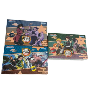 外贸款鬼灭之刃收藏卡片纯英文版炭治郎祢豆子动漫二次元盲盒卡牌