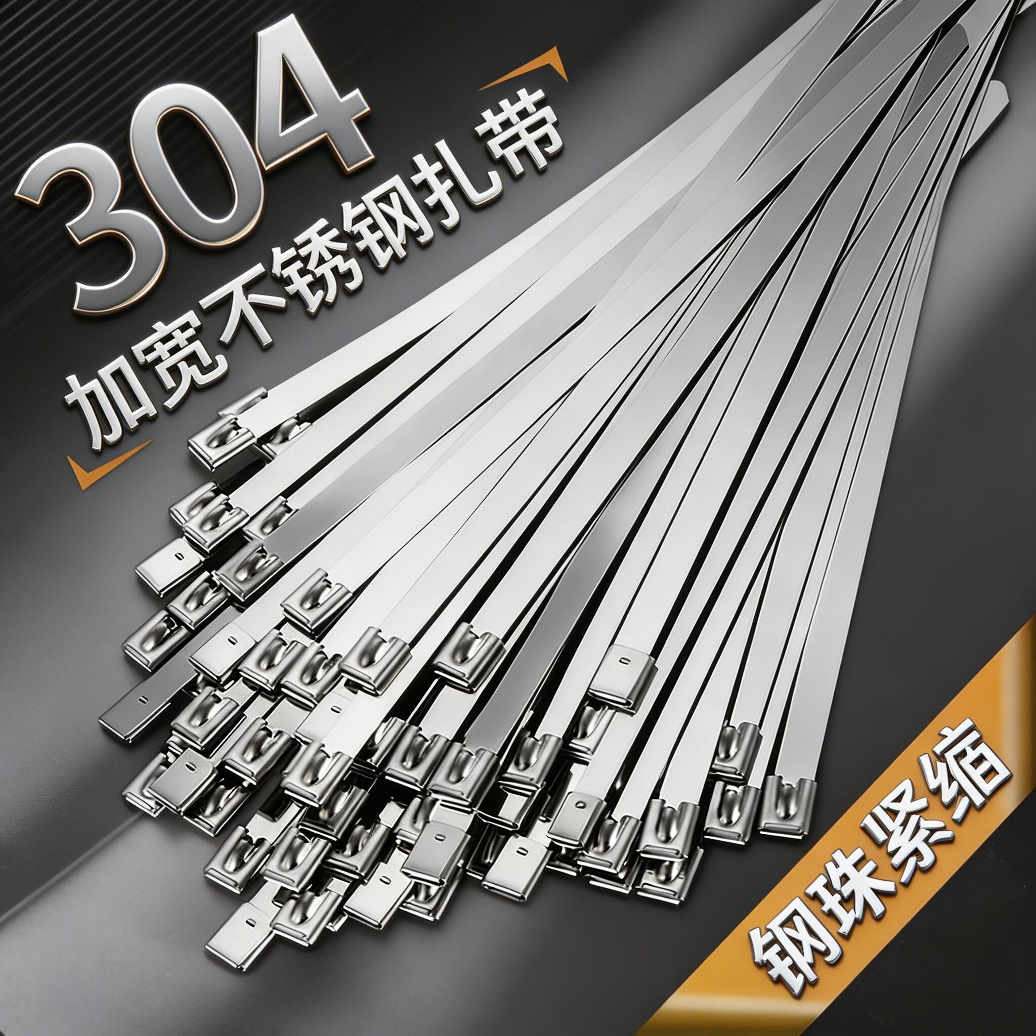 不锈钢扎带304金属收紧器