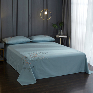 全棉绣花床单三件套1.8米2米被单床上用品 出口新欧式