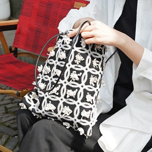 MELONFISH新中式刺绣流苏包