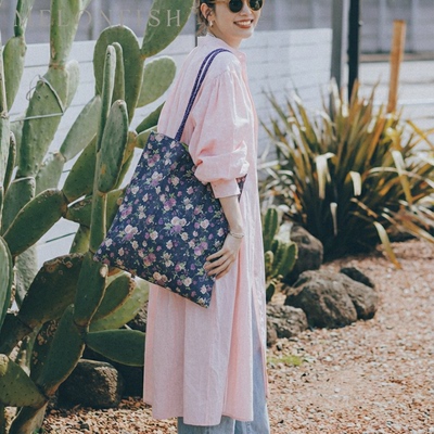 MELONFISH牛仔玫瑰托特包