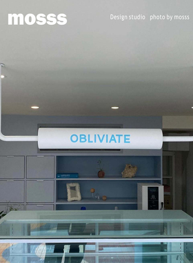 YO#创意圆柱带支架广告牌 户内外门头展示架悬挂吊顶吊挂定制门头