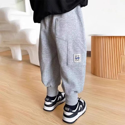 纯棉长裤百搭修身休闲卫裤