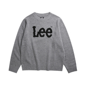 Lee韩国设计秋冬情侣圆领毛衣宽松慵懒风LUT006378203175 A04818