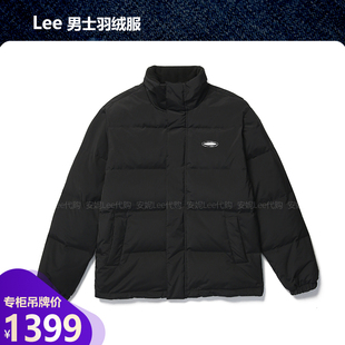 K11000 鸭绒黑色羽绒服LMT006271100092 Lee新款 潮流宽松休闲男士