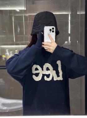 Lee韩国设计秋冬情侣款毛衣宽松慵懒风LUT006376203155-A04816