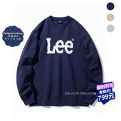 Lee韩国设计宽松情侣外套卫衣套头长袖 男LUT006426203205 A04864