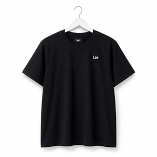 Lee夏季新款圆领刺绣logo短袖T恤LMT0102613RX00F-K11000-K14000