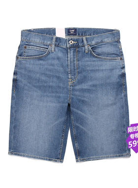 Lee牛仔短裤男士夏季薄款休闲外五分裤子LMB1009023HN00F-A02971